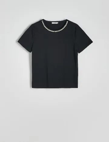 Tricou Reserved, negru