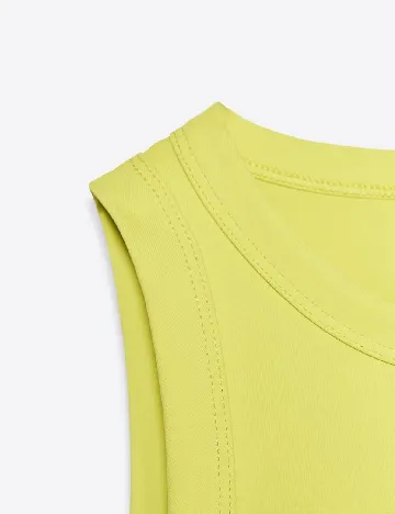 Top Zara, verde