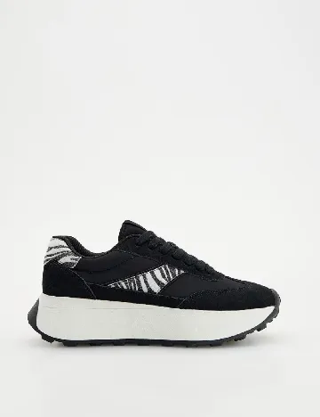 Adidasi Reserved, negru