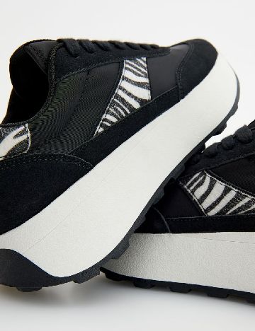 Adidasi Reserved, negru