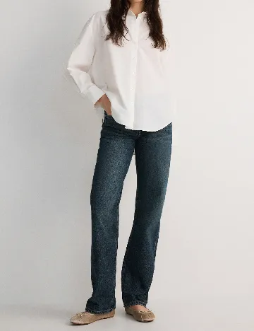 Camasa Oversize Reserved, ecru