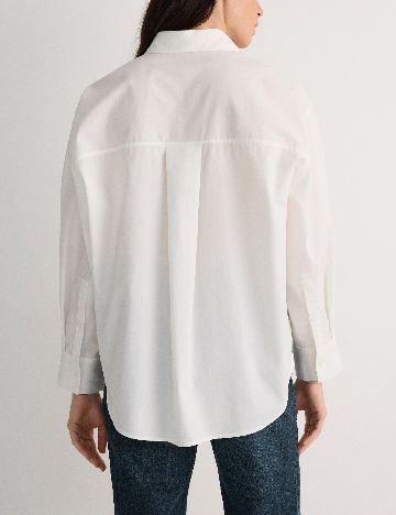 Camasa Oversize Reserved, ecru