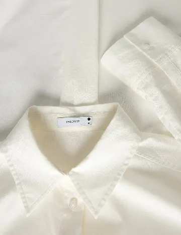 Camasa Oversize Reserved, ecru