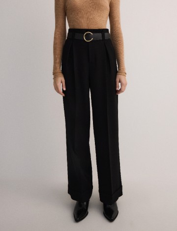 Pantaloni Reserved, negru