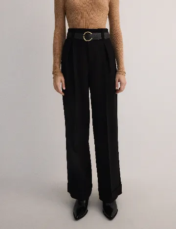 Pantaloni Reserved, negru