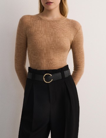 Pantaloni Reserved, negru