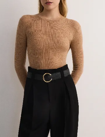Pantaloni Reserved, negru