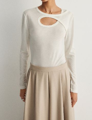 Bluza Reserved, alb
