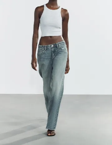 Top Zara, gri