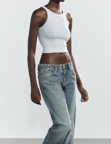 Top Zara, gri