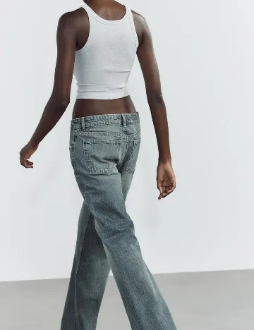 Top Zara, gri