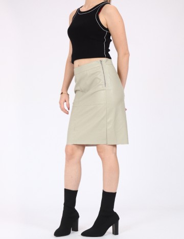 Fusta Vero Moda, verde deschis