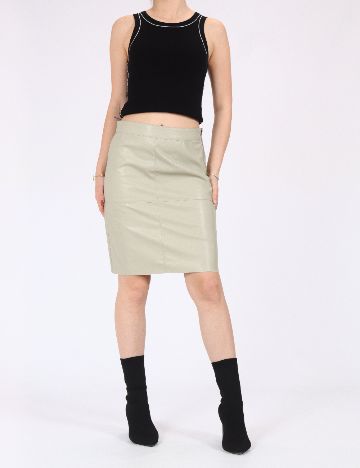 Fusta Vero Moda, verde deschis