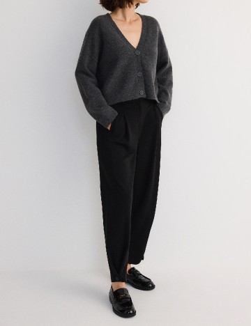 Pantaloni Reserved, negru