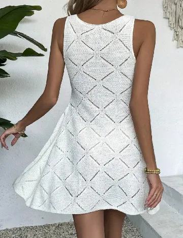 Rochie scurta SHEIN, alb