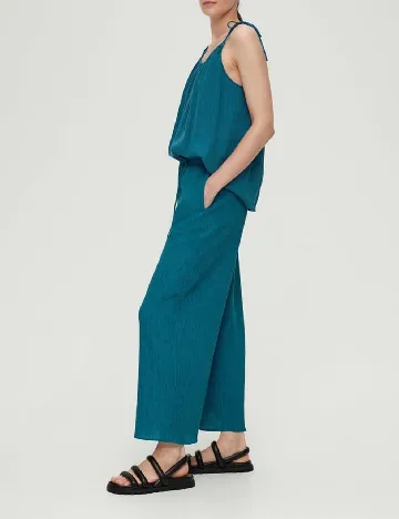 Pantaloni s.Oliver, turcoaz