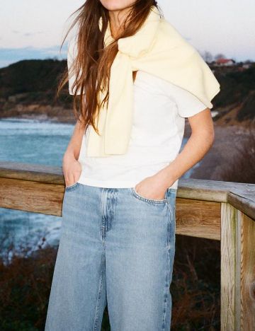 Tricou Zara, alb