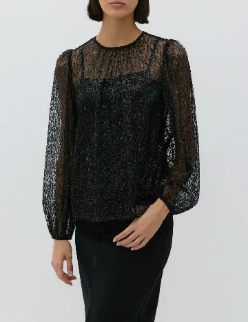 Bluza Reserved, negru