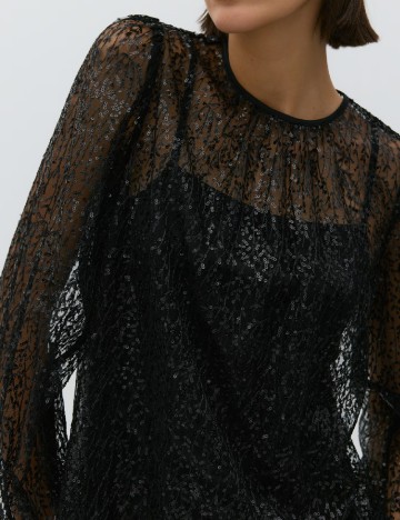 Bluza Reserved, negru