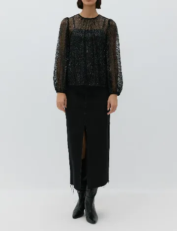 Bluza Reserved, negru