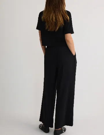 Pantaloni Reserved, negru