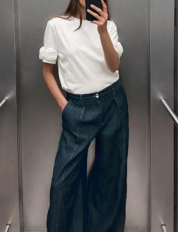 Tricou Zara, alb