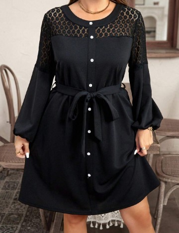 Rochie scurta SHEIN CURVE, negru