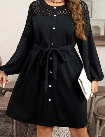 Rochie scurta SHEIN CURVE, negru