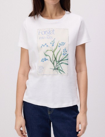 Tricou Reserved, alb