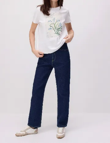Tricou Reserved, alb