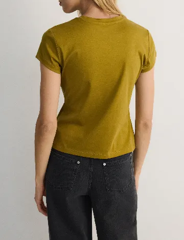 Tricou Reserved, verde oliv