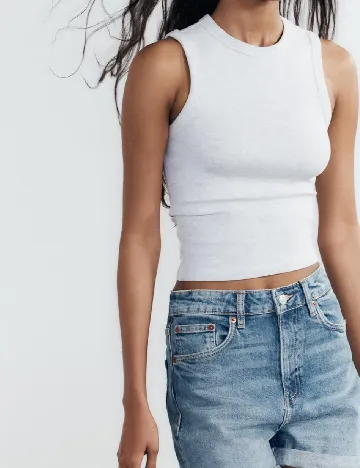 Top Zara, gri