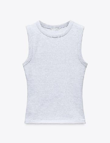 Top Zara, gri