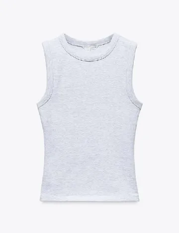 Top Zara, gri