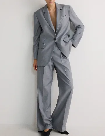 Sacou Oversize Reserved, gri