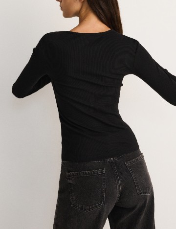 Bluza Reserved, negru