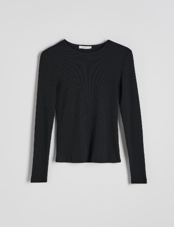 Bluza Reserved, negru