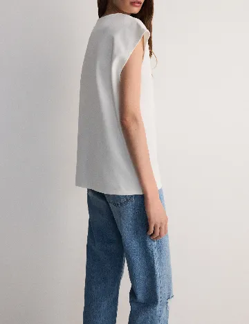 Tricou Reserved, alb