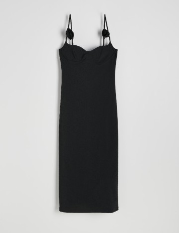 Rochie medie Reserved, negru