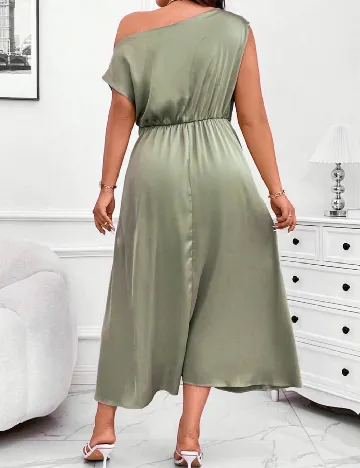 Rochie medie SHEIN CURVE, verde