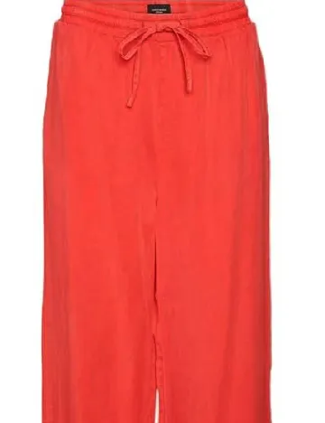 Pantaloni Vero Moda, rosu