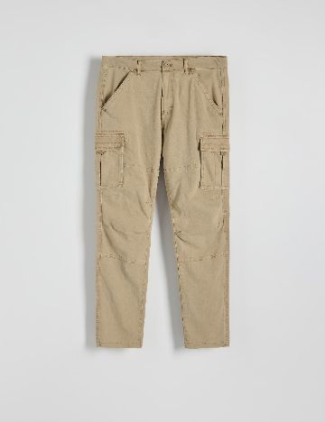 Pantaloni Reserved, bej