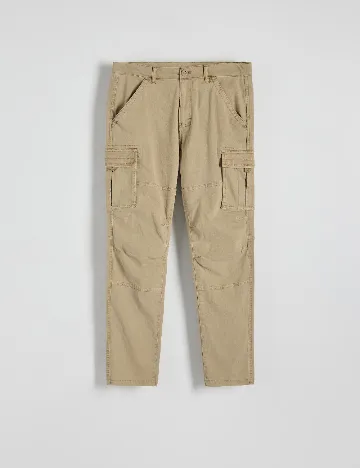 Pantaloni Reserved, bej