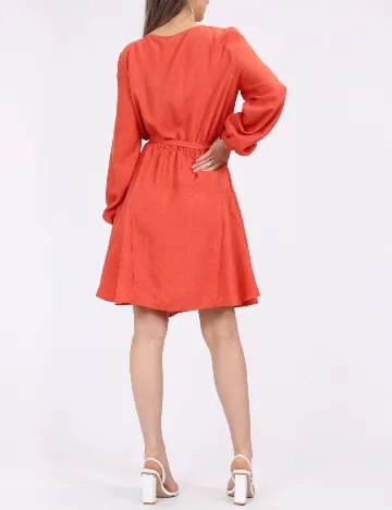 Rochie scurta Vero Moda, portocaliu
