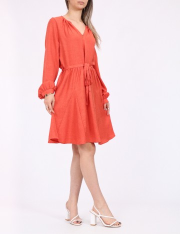 Rochie scurta Vero Moda, portocaliu