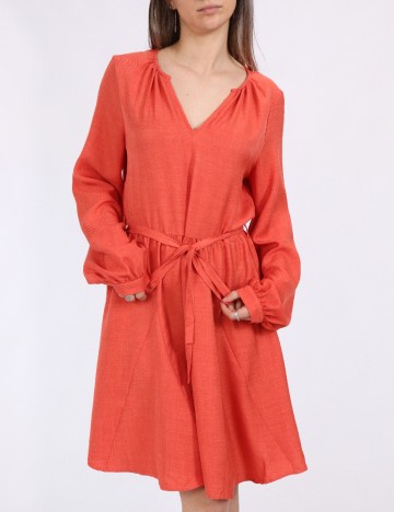 Rochie scurta Vero Moda, portocaliu