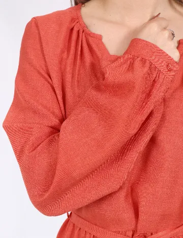 Rochie scurta Vero Moda, portocaliu