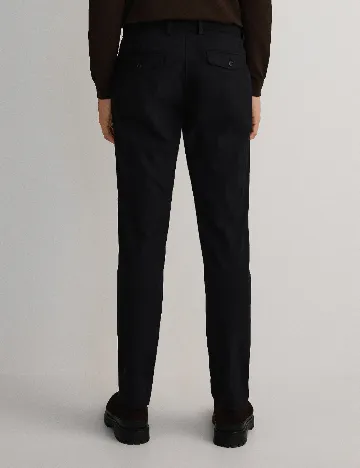 Pantaloni Reserved, negru