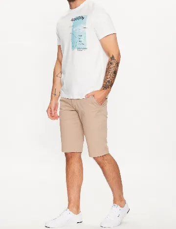 Pantaloni scurti s.Oliver, crem