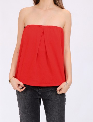 Top Vero Moda, rosu